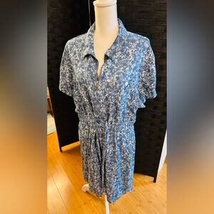 Tommy Hilfiger Blue Floral Dress